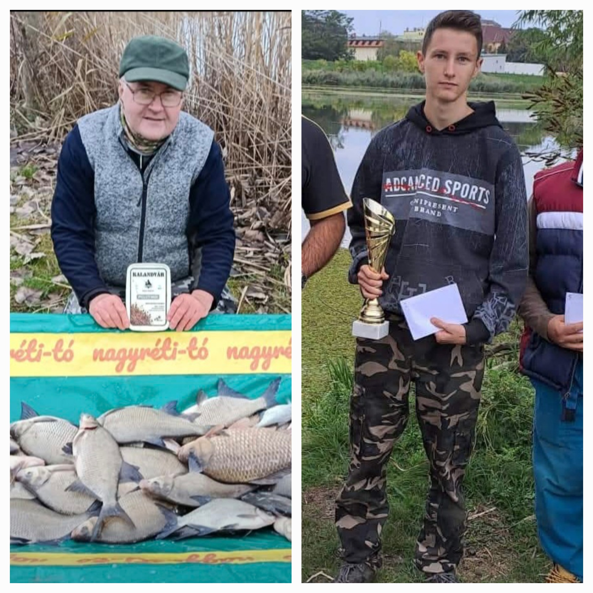 Vásárhelyi Lajosék,ahol apa és fia együtt horgásznak amikor csak lehet. Lelkesek minden horgásznemben. Úszóznak, pergetnek, methodoznak, rakóznak. Mikor mihez van kedvük. Az idősebbik Lajos munkájából adódóan rengeteget segített,segít a termékeink beltartalmának kialakításában. Mind e közben a Kalandváros termékeket használják, promótálják,visszajeleznek róluk.